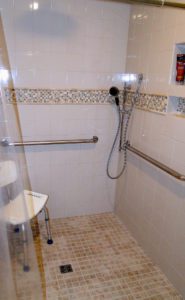 accessible roll in shower